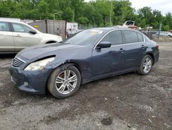Salvage cars for sale from Copart Finksburg, MD: 2012 Infiniti G37