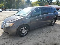 Salvage cars for sale at Mendon, MA auction: 2012 Honda Odyssey EXL