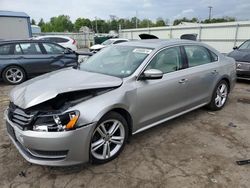 Salvage cars for sale at Pennsburg, PA auction: 2014 Volkswagen Passat SE