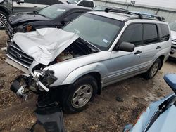 Subaru Forester 2.5xs salvage cars for sale: 2003 Subaru Forester 2.5XS