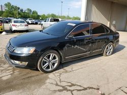 Volkswagen Passat sel salvage cars for sale: 2014 Volkswagen Passat SEL