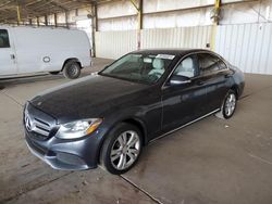 Mercedes-Benz c 300 4matic salvage cars for sale: 2015 Mercedes-Benz C 300 4matic