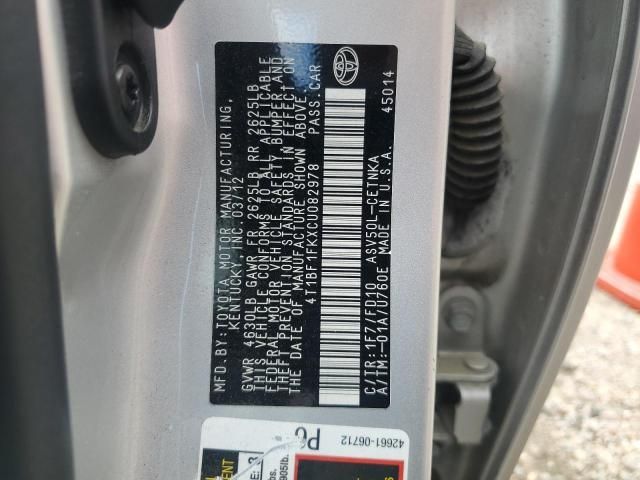 2012 Toyota Camry Base