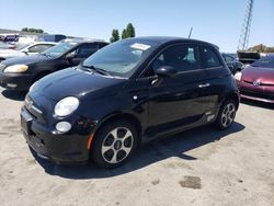 Salvage cars for sale at Hayward, CA auction: 2013 Fiat 500 Electric