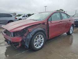 Salvage cars for sale from Copart Wilmer, TX: 2019 Ford Fusion SE