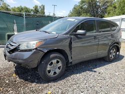 Salvage cars for sale at Riverview, FL auction: 2013 Honda CR-V LX