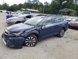 Salvage cars for sale at Savannah, GA auction: 2024 Subaru Outback Limited