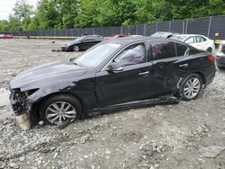 Salvage cars for sale at Waldorf, MD auction: 2016 Infiniti Q50 Premium