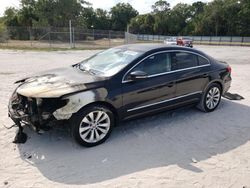 Salvage cars for sale at Fort Pierce, FL auction: 2012 Volkswagen CC Sport