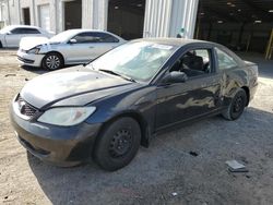 Salvage cars for sale from Copart Jacksonville, FL: 2005 Honda Civic DX VP
