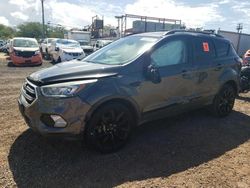 Salvage cars for sale at Kapolei, HI auction: 2017 Ford Escape Titanium