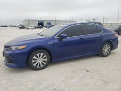 Salvage cars for sale at Haslet, TX auction: 2018 Toyota Camry LE