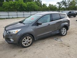 Vehiculos salvage en venta de Copart Hampton, VA: 2017 Ford Escape SE