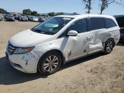 Salvage cars for sale at San Martin, CA auction: 2014 Honda Odyssey EXL