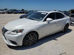 Salvage cars for sale at San Antonio, TX auction: 2014 Lexus IS 250