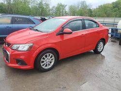 Salvage cars for sale at Ellwood City, PA auction: 2017 Chevrolet Sonic LT