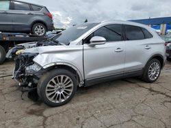 Salvage cars for sale at Woodhaven, MI auction: 2015 Lincoln MKC