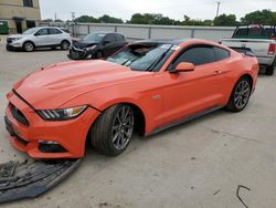 Salvage cars for sale at Wilmer, TX auction: 2015 Ford Mustang GT