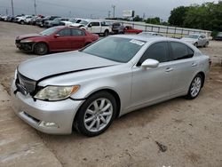 Salvage cars for sale from Copart Oklahoma City, OK: 2007 Lexus LS 460