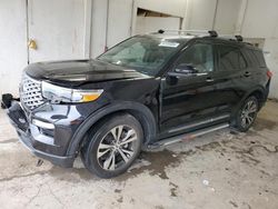 Salvage cars for sale at Madisonville, TN auction: 2020 Ford Explorer Platinum