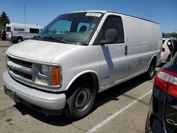 Salvage trucks for sale at Vallejo, CA auction: 2002 Chevrolet Express G1500