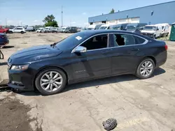 Salvage cars for sale from Copart Woodhaven, MI: 2017 Chevrolet Impala LT