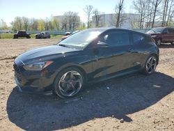 Salvage cars for sale from Copart Central Square, NY: 2019 Hyundai Veloster Turbo