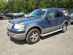 Salvage cars for sale from Copart Graham, WA: 2004 Ford Expedition Eddie Bauer