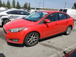 Salvage cars for sale from Copart Rancho Cucamonga, CA: 2015 Ford Focus SE