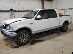 Salvage trucks for sale at Nisku, AB auction: 2002 Ford F150 Supercrew
