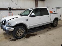 Ford f-150 salvage cars for sale: 2002 Ford F150 Supercrew