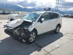 Salvage cars for sale at Farr West, UT auction: 2015 Subaru Forester 2.5I Premium