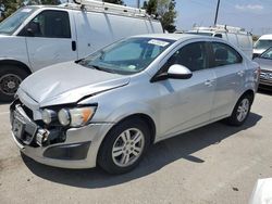 Salvage cars for sale from Copart Rancho Cucamonga, CA: 2013 Chevrolet Sonic LT