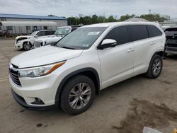 Salvage cars for sale from Copart Pennsburg, PA: 2016 Toyota Highlander LE