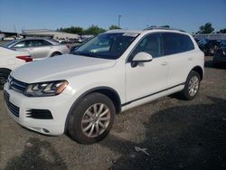 Salvage cars for sale at Sacramento, CA auction: 2012 Volkswagen Touareg V6