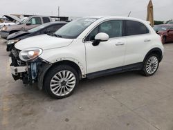 Salvage cars for sale at Grand Prairie, TX auction: 2016 Fiat 500X Lounge