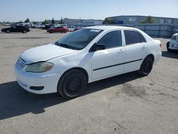 Salvage cars for sale from Copart Bakersfield, CA: 2006 Toyota Corolla CE