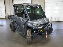 Salvage motorcycles for sale at Ham Lake, MN auction: 2022 Can-Am AM Defender Limited Cab HD10