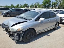 Salvage cars for sale at Bridgeton, MO auction: 2010 Honda Civic LX