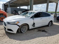 Salvage cars for sale from Copart West Palm Beach, FL: 2016 Ford Fusion S