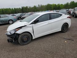 Salvage cars for sale at Bowmanville, ON auction: 2015 Hyundai Elantra SE