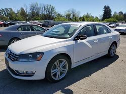 Salvage cars for sale at Portland, OR auction: 2012 Volkswagen Passat SEL