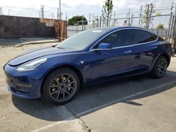 Carros salvage a la venta en subasta: 2019 Tesla Model 3