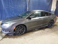 Salvage cars for sale at Woodhaven, MI auction: 2015 Chrysler 200 S