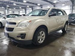 Salvage cars for sale from Copart Ham Lake, MN: 2012 Chevrolet Equinox LS