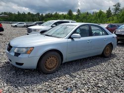 Salvage cars for sale from Copart Windham, ME: 2008 Hyundai Sonata GLS