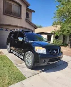Salvage cars for sale at Phoenix, AZ auction: 2015 Nissan Armada SV