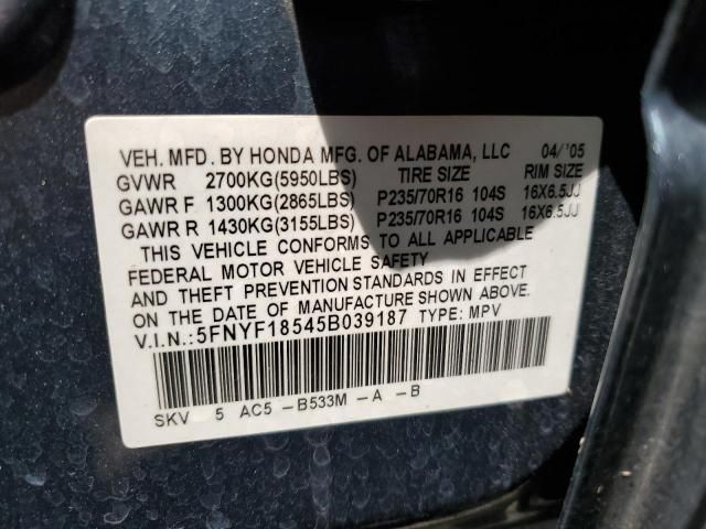 2005 Honda Pilot EXL