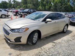 Salvage cars for sale from Copart Ocala, FL: 2019 Ford Fusion S