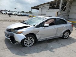 Salvage cars for sale from Copart Corpus Christi, TX: 2012 Honda Civic EX